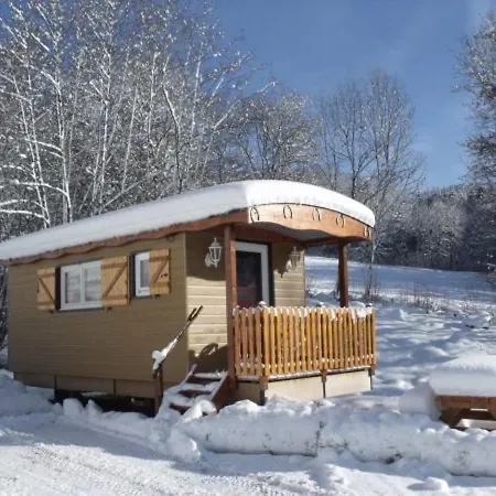 Roulotte Cosy Avec Kitchenette, Ruisseau Apaisant Et Espace Bien-etre, Nuit Insolite A - Fr-1-589-444 * Ferdrupt