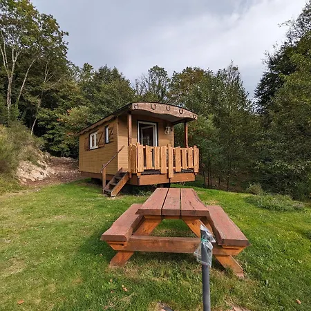 Roulotte Cosy Avec Kitchenette, Ruisseau Apaisant Et Espace Bien-etre, Nuit Insolite A - Fr-1-589-444 컨트리하우스